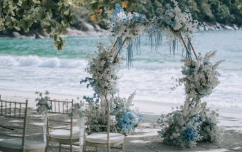 flower wedding arch